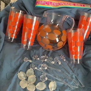 Pitcher and glasses set